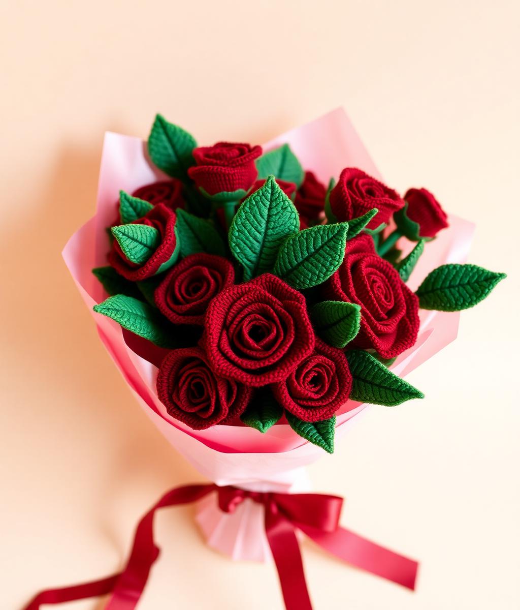 Red roses bouquet — hero